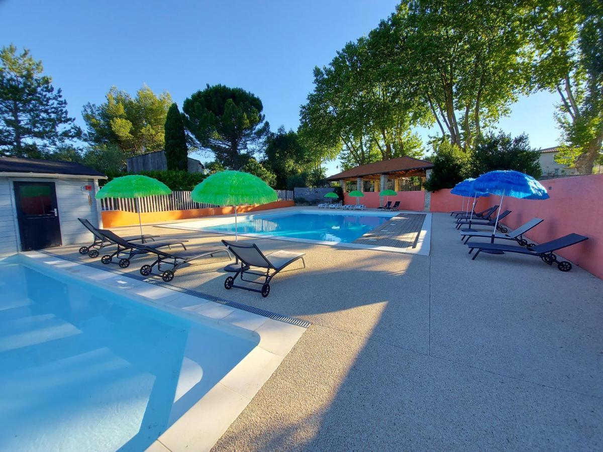 Camping Le Pre Saint-Andre Souvignargues ภายนอก รูปภาพ